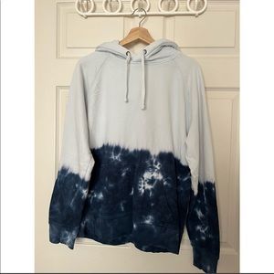 Blue Tie-Die French Terry Hoodie